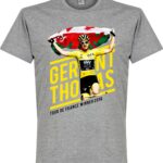 Geraint Thomas 2018 Tour Winner T-Shirt -Grijs - XXL
