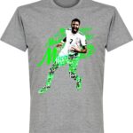 Mahrez Script T-Shirt - Grijs - XXL