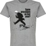 Same Procedure as Last Year? T-Shirt - Grijs - XXXXL