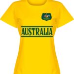 Australië Team T-Shirt - Geel - Dames - XXL