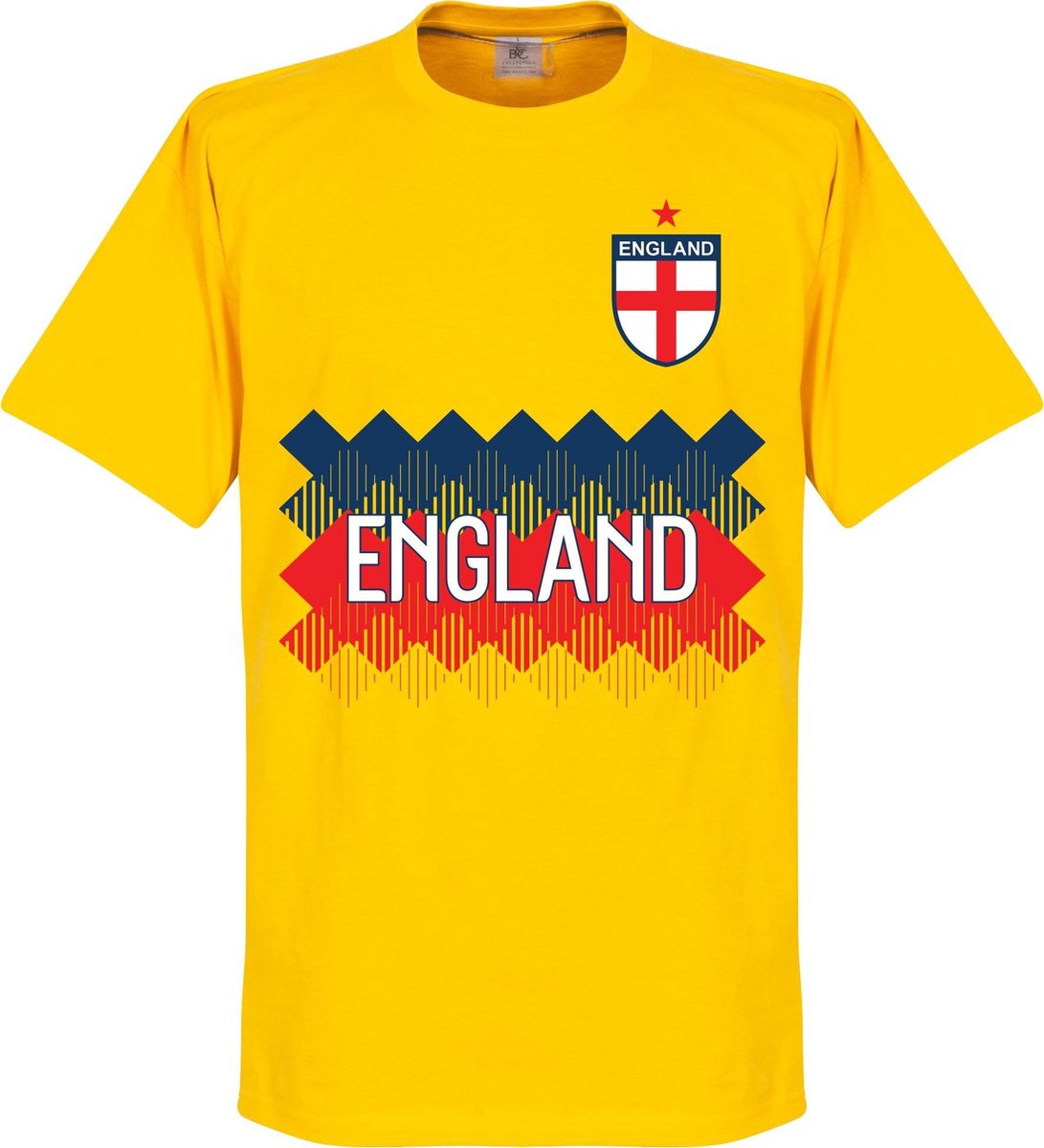 1091x1200-85 Engeland Keeper Team T-Shirt - Geel - M - Afbeelding 1