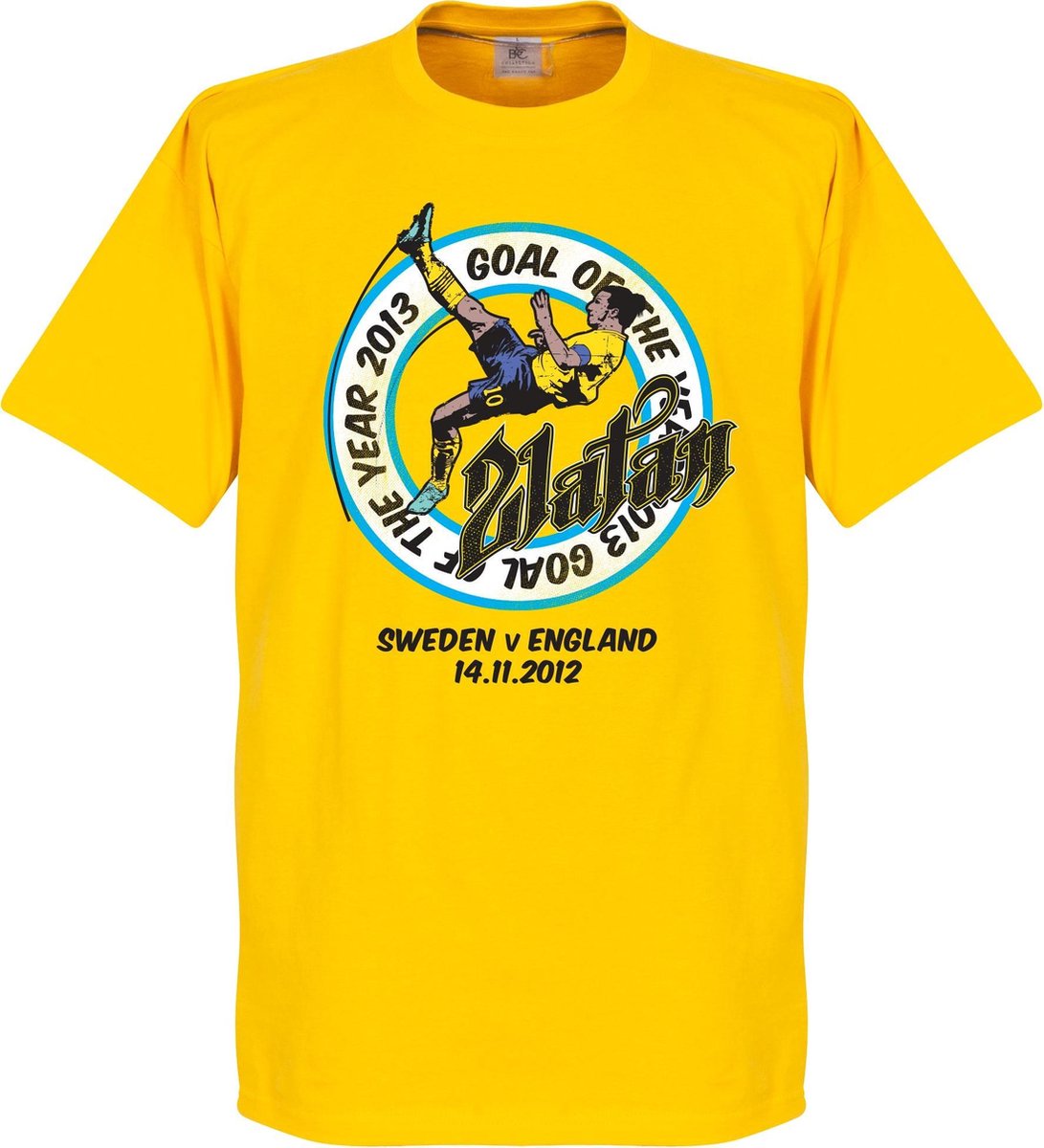 1091x1200-91 Zlatan Ibrahimovic Goal Of The Year T-Shirt - 3XL - Afbeelding 1