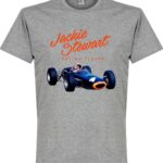 Jackie Stewart Monaco T-Shirt - Grijs - 4XL