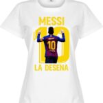 Messi La Desena Dames T-Shirt - Wit - M