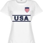 Verenigde Staten Dames Team T-Shirt - Wit - M - 10