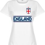 Engeland Dames Team T-Shirt - Wit - XXL - 16