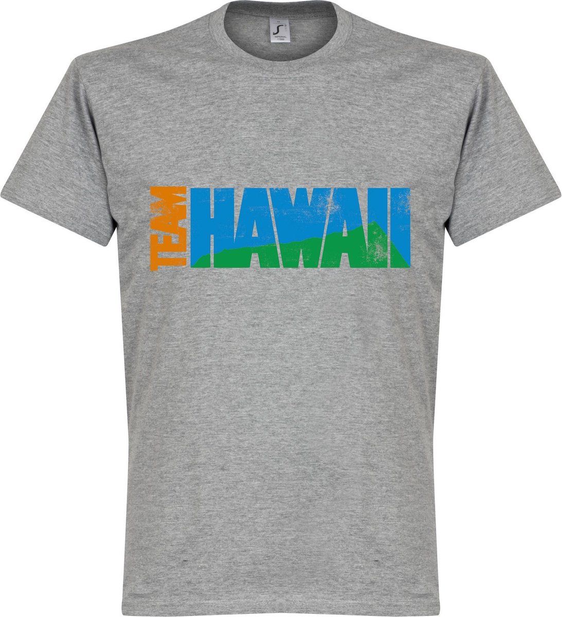 1092x1200-16 Team Hawaii T-Shirt - Grijs - XXXXL - Afbeelding 1