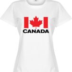Canada Team Dames T-Shirt - Wit - XXL