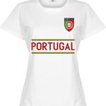 Portugal Dames Team T-Shirt - Wit - XXL