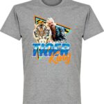 Joe Exotic Tiger King T-Shirt - Grijs - XL
