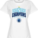 City Back to Back Champions T-Shirt - Wit - Dames - XXL