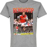 Bergkamp Arsenal Old Skool T-Shirt - Grijs - XL