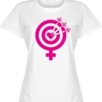 Darts Gender Dames T-Shirt - Wit - L