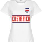 Costa Rica Team T-Shirt - Wit - Dames - L