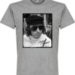 Jackie Stewart Portrait T-Shirt - Grijs - 3XL