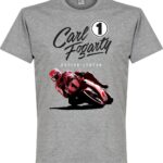 Carl Fogarty T-Shirt - Grijs - XL