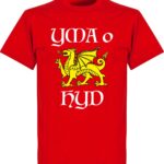 Wales Yma O Hyd T-Shirt - Rood - Kinderen - 152