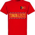 Oost-Timor Team T-Shirt - Rood - Kinderen - 140