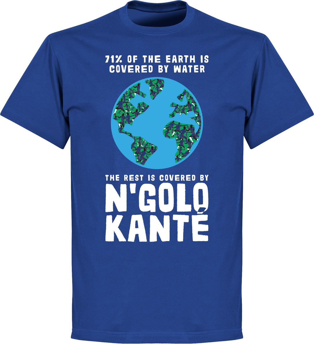 1094x1200-52 Covered By Kanté T-Shirt - Blauw - 3XL - Afbeelding 1