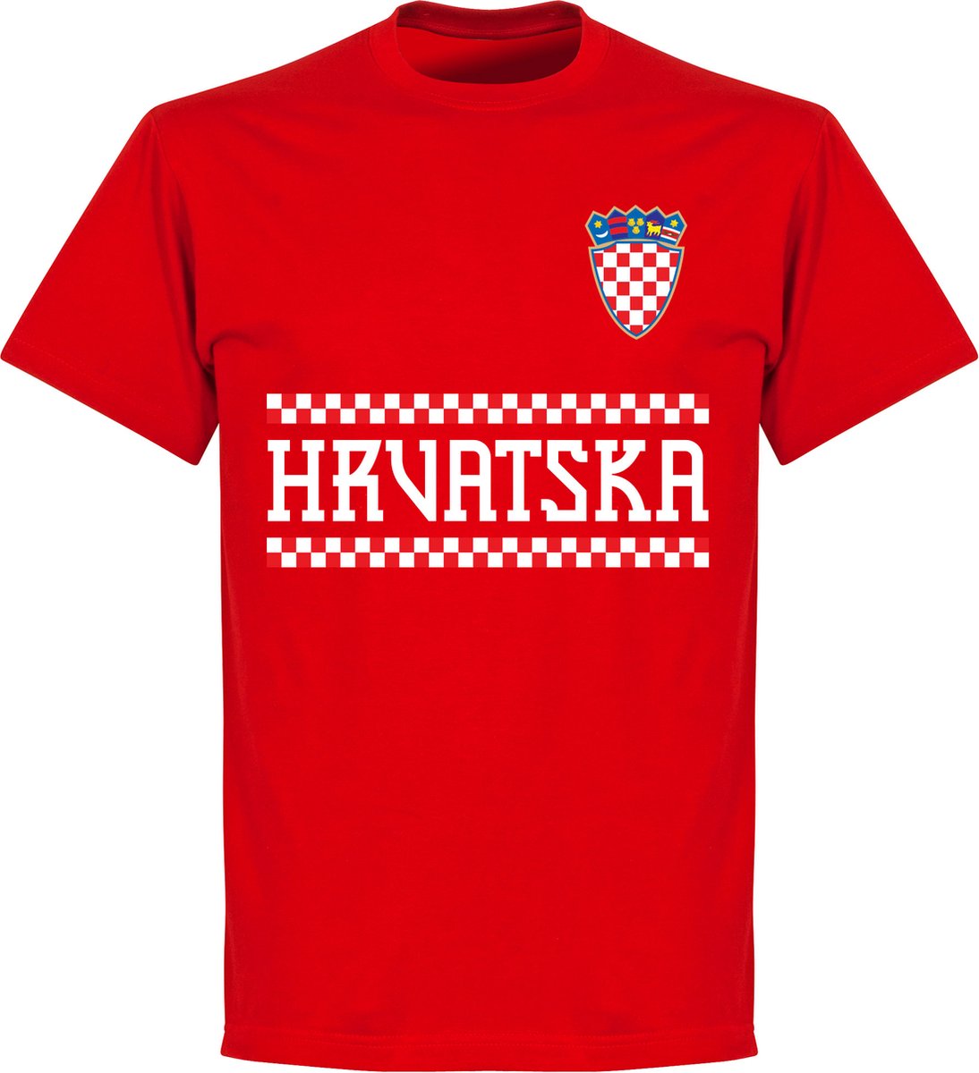 1094x1200-78 Kroatië Team T-Shirt - Rood - XL - Afbeelding 1