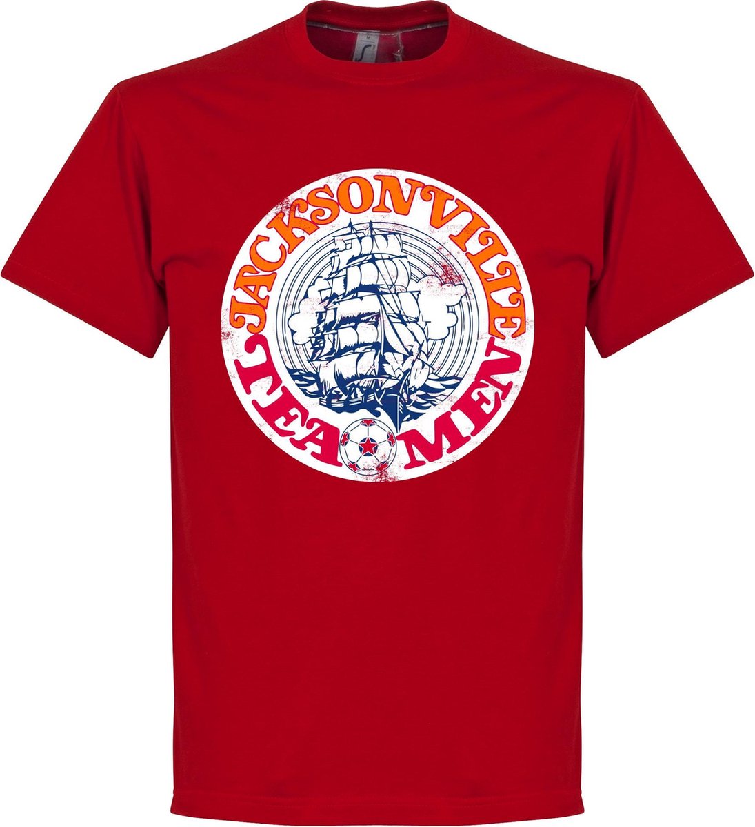 1095x1200-107 Jacksonville Tea Men T-Shirt - Rood - XL - Afbeelding 1