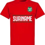 Suriname Team T-Shirt - Rood - XS