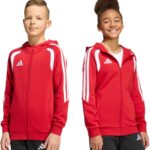 adidas Tiro 26 League Sweat Hoodie met Rits Kinderen Rood - Maat 152cm
