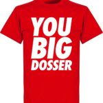 You Big Dosser T-shirt - Rood - Kinderen - 4 Years