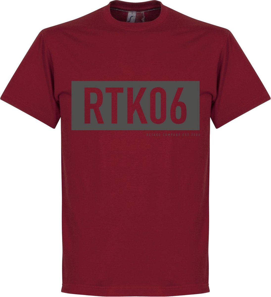 1095x1200-37 Retake RTK06 Bar T-Shirt - Rood - M - Afbeelding 1