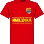 Macedonië Team T-Shirt - Rood - XXL