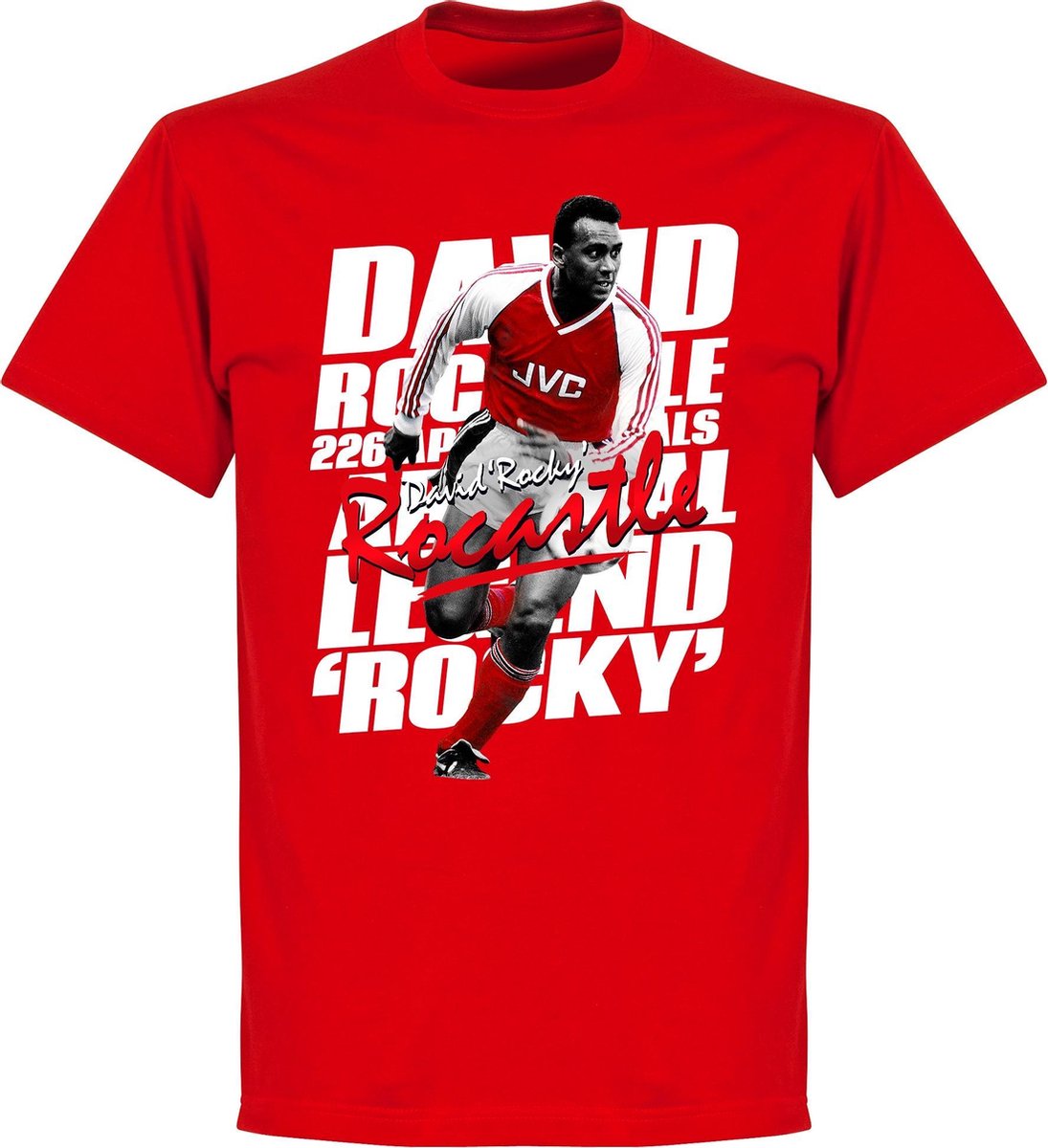 1095x1200-5 David Rocastle Legend T-Shirt - Rood - 3XL - Afbeelding 1