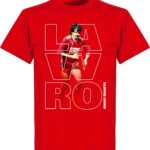 Lawro Short Shorts T-shirt - Rood - XXL