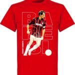 Baresi Short Shorts T-shirt - Rood - L
