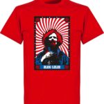 Lalas Psychedelic USA T-Shirt - Rood - L