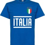 Italië Team T-Shirt - Blauw - XXXXL