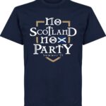 No Scotland No Party T-Shirt - Navy - Kinderen - 92/98