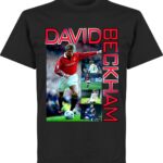 David Beckham Old Skool T-Shirt - Zwart - 3XL