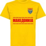 Macedonië Team T-Shirt - Geel - M