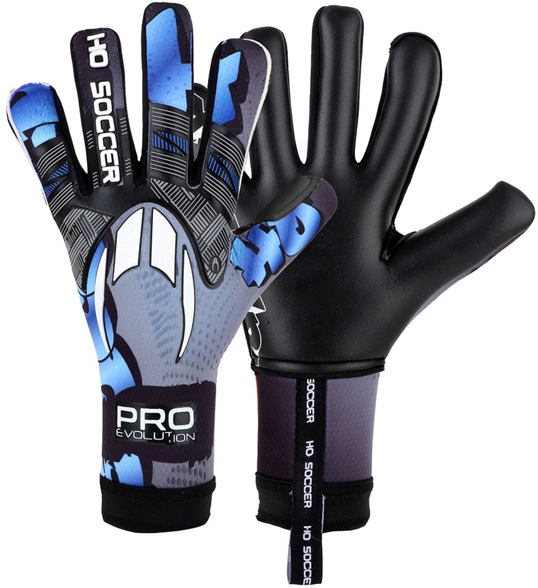 1097x1200-66 Ho Soccer Pro Evolution Graffiti Rn Keepershandschoenen Blauw 8 - Afbeelding 1