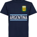Argentinië Team T-Shirt - Navy - Kinderen - 104