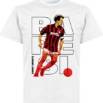 Baresi Short Shorts T-shirt - Wit - L