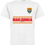 Macedonie Team T-Shirt - Wit - S