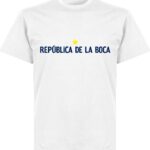 Republica De La Boca Slogan T-Shirt - Wit - M