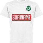 Suriname Team T-Shirt - Wit - 5XL