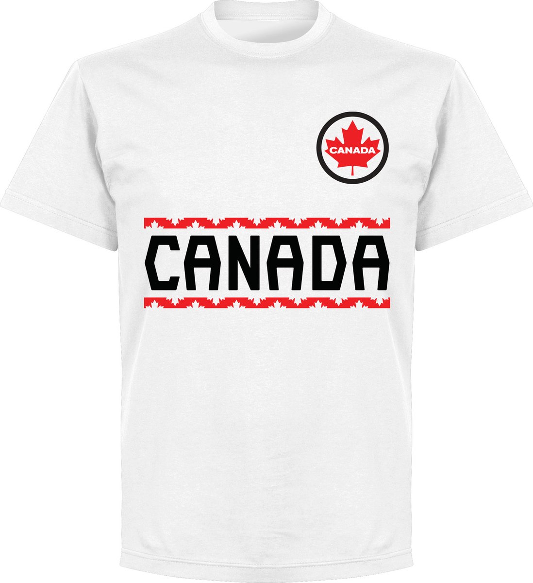 1098x1200-197 Canada Team T-Shirt - Wit - 3XL - Afbeelding 1