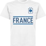 Frankrijk Team T-Shirt - Wit - 4XL
