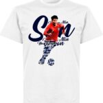 Son Zuid Korea Script T-Shirt - Wit - 5XL