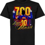 Messi 700 Goals T-Shirt - Zwart - 4XL