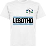 Lesotho Team T-shirt - Wit - 3XL