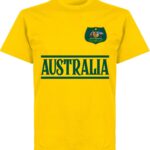 Australië Team T-Shirt - Geel - Kinderen - 104